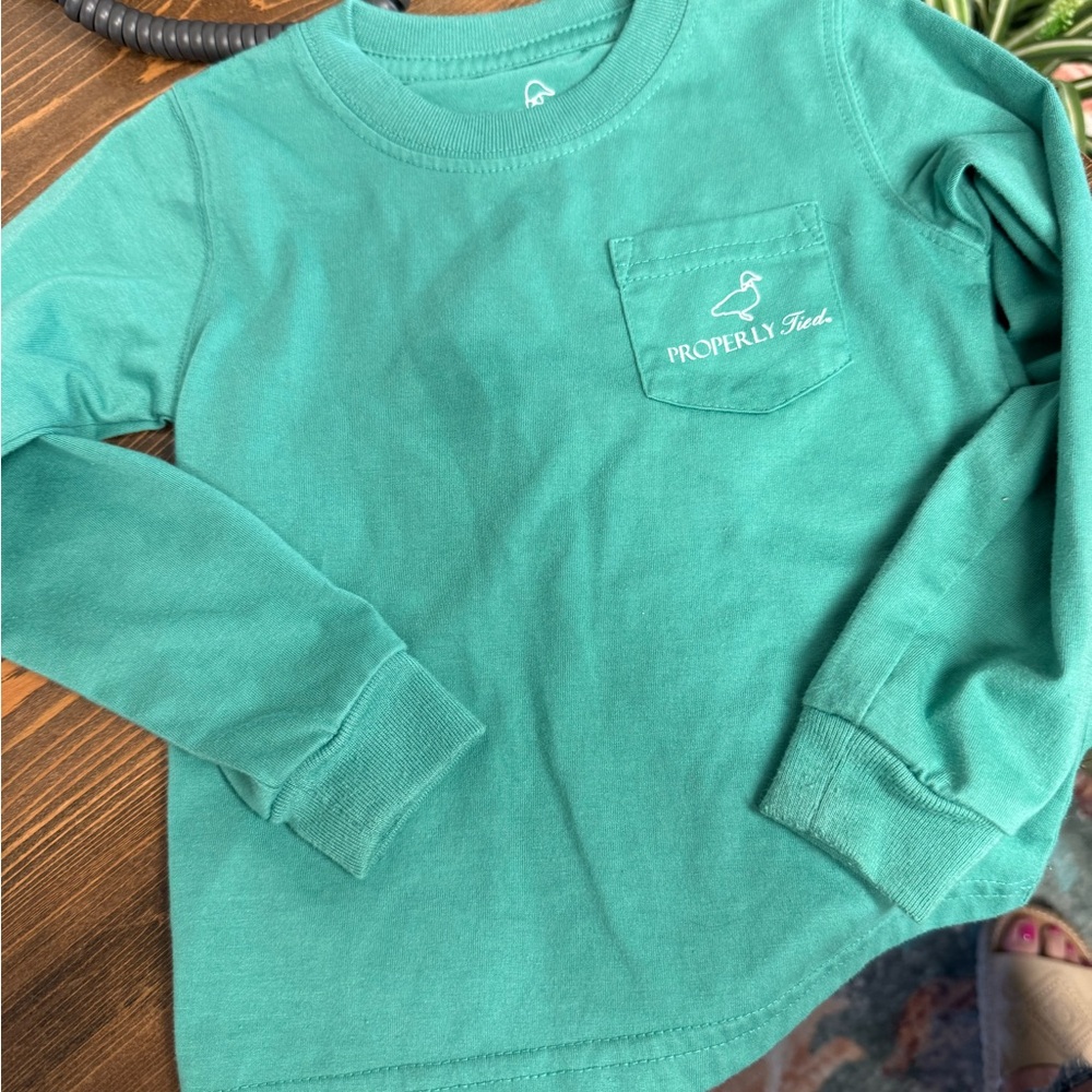 Properly Tied Long Sleeve Kids Shirt